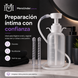 Irrigador Íntimo 300 ml con 2 Cánulas – MensUnder